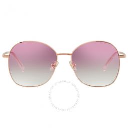 Pink Mirror Round Ladies Sunglasses