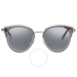 Silver Mirror Cat Eye Ladies Sunglasses BL6057 B91