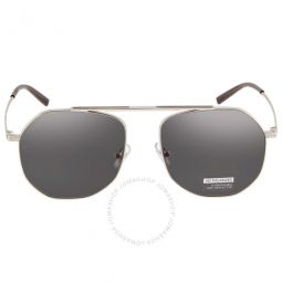 Skylar Polarized Grey Pilot Unisex Sunglasses