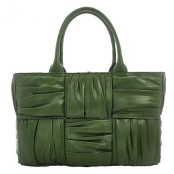 Green Foulard Intreccio Small Arco Tote Bag