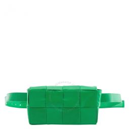Parakeet Mini Intreccio Leather Cassette Belt Bag