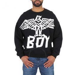 Boy Tape Eagle Cotton Sweatshirt, Brand Size X-Small