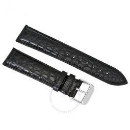 Brooklyn Watch Strap in Black Alligator Leather - 20 MM