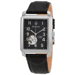 Sutton Automatic Black Dial Watch