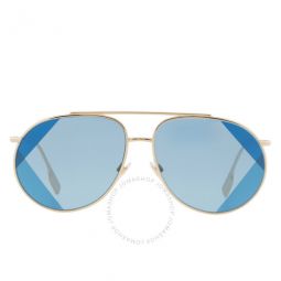 Alice Blue UV Print Pilot Ladies Sunglasses
