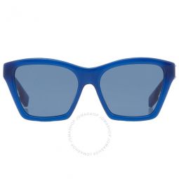 Arden Dark Blue Square Ladies Sunglasses
