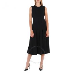 Aria Pleated Dress In Black, Brand Size 6 (US Size 4)