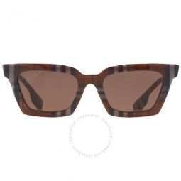 Briar Dark Brown Square Ladies Sunglasses
