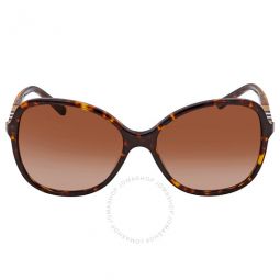 Brown Shaded Butterfly Ladies Sunglasses