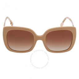 Caroll Brown Gradient Butterfly Ladies Sunglasses