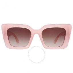 Daisy Brown Gradient Butterfly Ladies Sunglasses