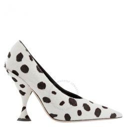 Dalmatian Print Point-toe Pumps, Brand Size 38.5
