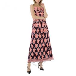 Floral-embroidered Sleeveless Dress, Brand Size 4 (US Size 2)