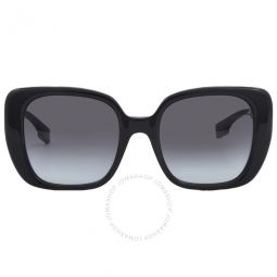 Gray Gradient Square Ladies Sunglasses BE437130018G52