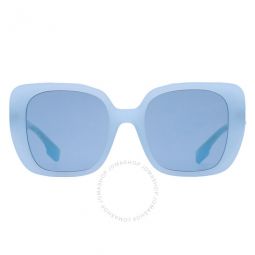 Helena Blue Square Ladies Sunglasses