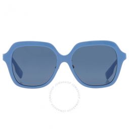 Joni Dark Blue Square Ladies Sunglasses