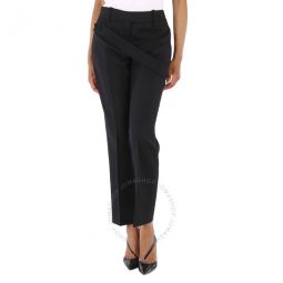 Ladies Black Wool Trousers, Brand Size 8 (US Size 6)
