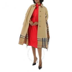 Ladies Honey Cotton Gabardine Car Coat, Brand Size 6 (US Size 4)