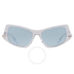 Light Azure Irregular Ladies Sunglasses