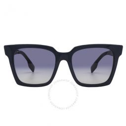 Maple Blue Gradient Square Ladies Sunglasses