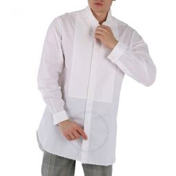 Mens Loxton Trim Fit Dress Shirt In White, Brand Size 16