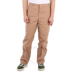 Mens Strap Detail Cotton Trousers, Brand Size 48 (Waist Size 32.7)