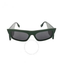 Palmer Dark Gray Irregular Ladies Sunglasses