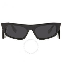 Palmer Dark Grey Irregular Ladies Sunglasses