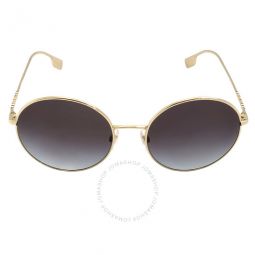 Pippa Gradient Grey Round Ladies Sunglasses