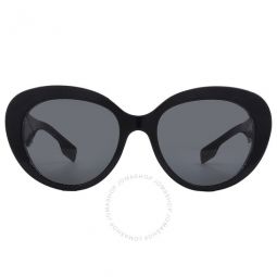 Rose Dark Grey Cat Eye Ladies Sunglasses