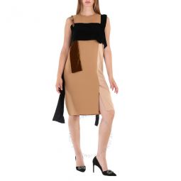 Silk And Velvet Strap Detail Dress, Brand Size 6 (US Size 4)