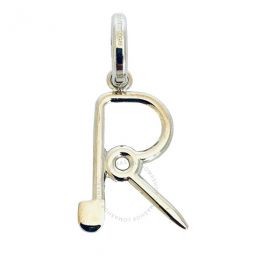 Silver Kilt Pin R Alphabet Charm