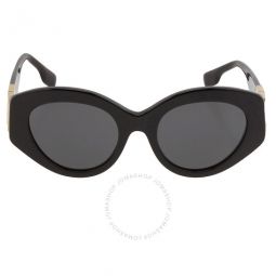 Sophia Dark Grey Cat Eye Ladies Sunglasses