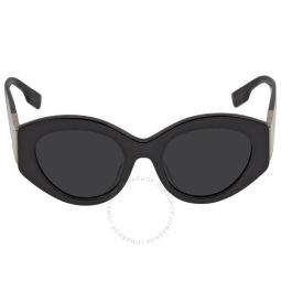 Sophia Dark Grey Cat Eye Ladies Sunglasses