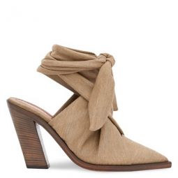 Tillington Ankle-wrap Point-toe Mules, Brand Size 35 (US Size 5)