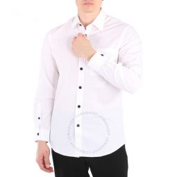 White Copthall Long-sleeve Dress Shirt, Brand Size 39 (Neck Size 15.5)
