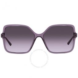 Violet Gradient Square Ladies Sunglasses