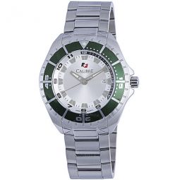 Sea Knight White Dial Stainless Steel Mens Watch SC-5S2-04-001-6