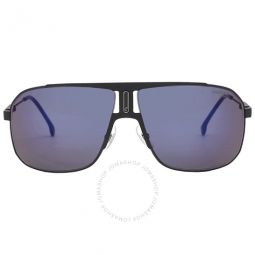 Blue Grey Mirror Navigator Mens Sunglasses