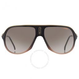 Brown Gradient Navigator Unisex Sunglasses