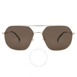 Brown Pilot Unisex Sunglasses