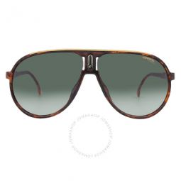 Green Shaded Pilot Unisex Sunglasses