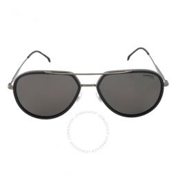 Polarized Grey Pilot Unisex Sunglasses