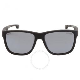 Silver Mirror Square Mens Sunglasses