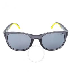 Silver Mirror Square Unisex Sunglasses