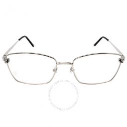 Clear Demo Rectangular Mens Eyeglasses