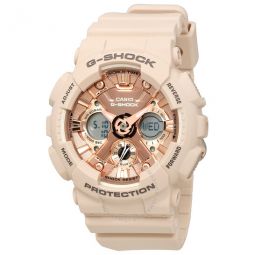G-Shock Rose Gold-Tone Dial Unisex Watch GMA-S120MF-4ACR