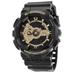 G-Shock Alarm World Time Quartz Analog-Digital Black Dial Mens Watch