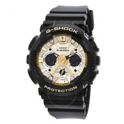 G-Shock Alarm World Time Quartz Analog-Digital Gold Dial Ladies Watch