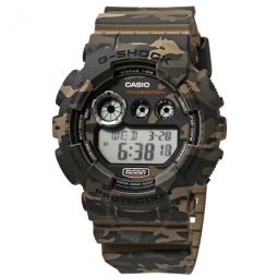 Perpetual Alarm World Time Chronograph Quartz Digital Watch GD120CM-5